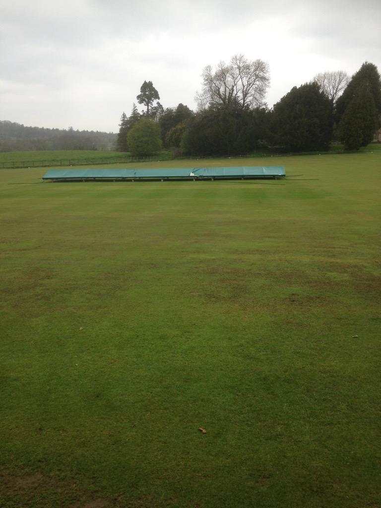 Current scenes at Sedgwick, no play as of yet, still very damp and raining!