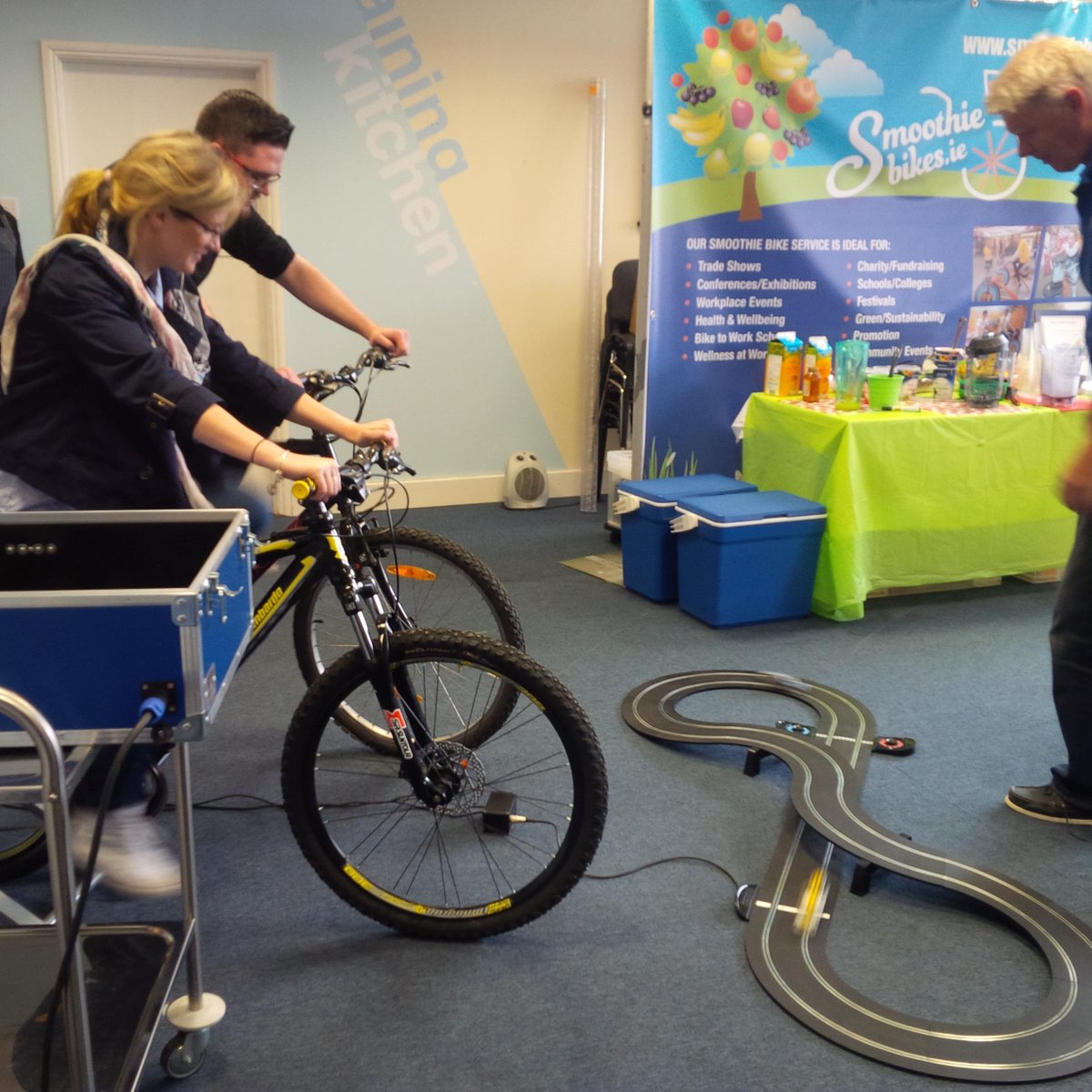 pedal powered scalextric