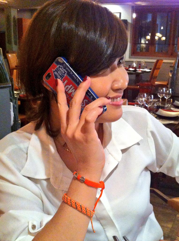 SoMaJewelry's tweet photo. Are you posing for me? LoL 😁😎😘 Those @SoMaJewelry bracelets looks good on yaaa! ❤️ #SoMaSocial #Handmade #Bracelets 👍 http://t.co/yx0TwJ0von