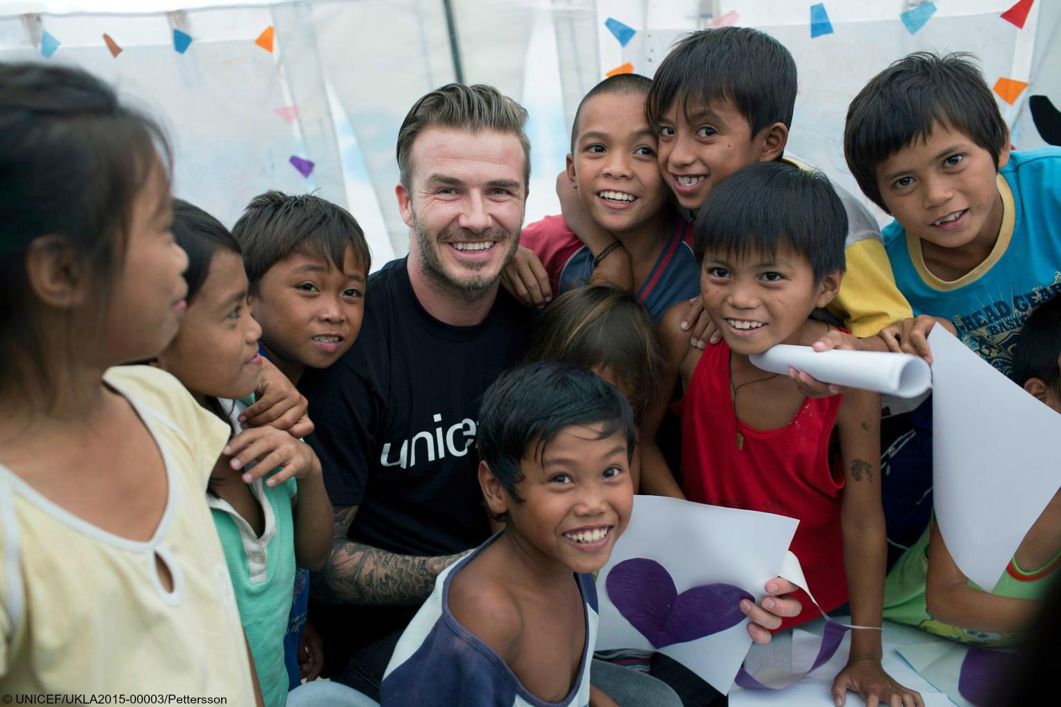 Happy 40th birthday to our Goodwill Ambassador David Beckham! Thanks for the work you do for the world s children. 