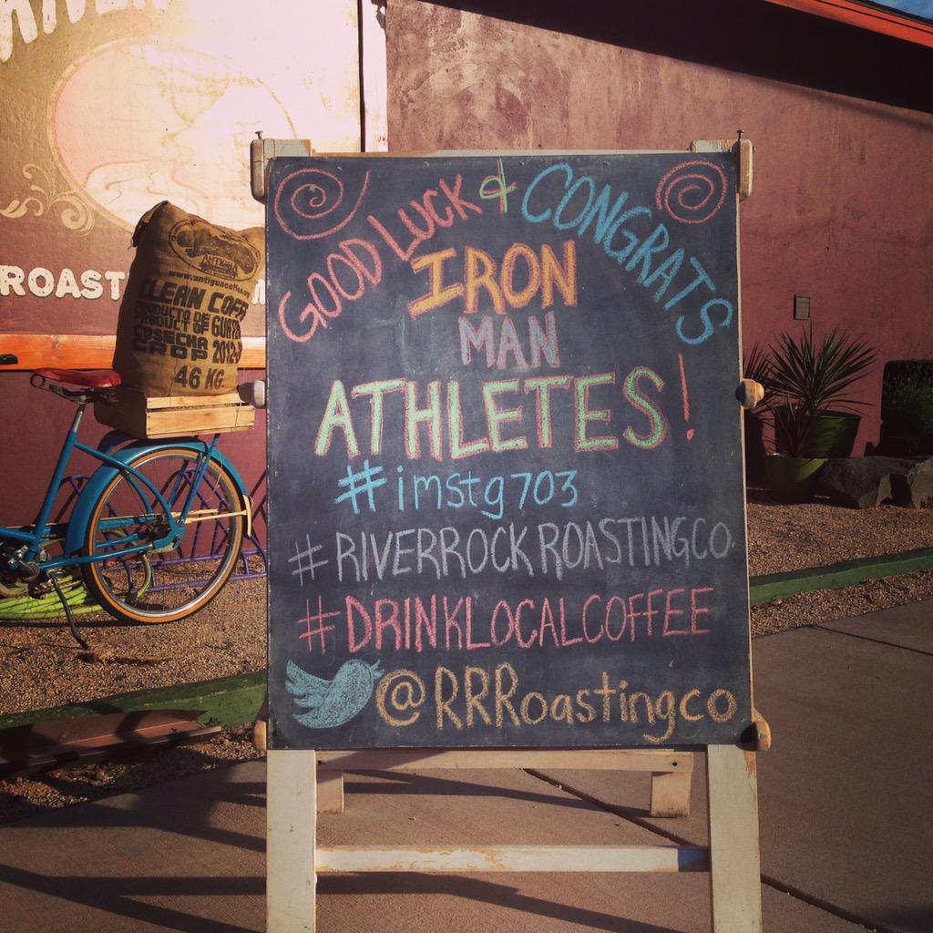 RRRoastingco's tweet photo. Athletes &amp; spectators! We're here for you! #imstg703 #riverrockroastingco #drinklocalcoffee #brewwithaview http://t.co/XOsk2U2AaD