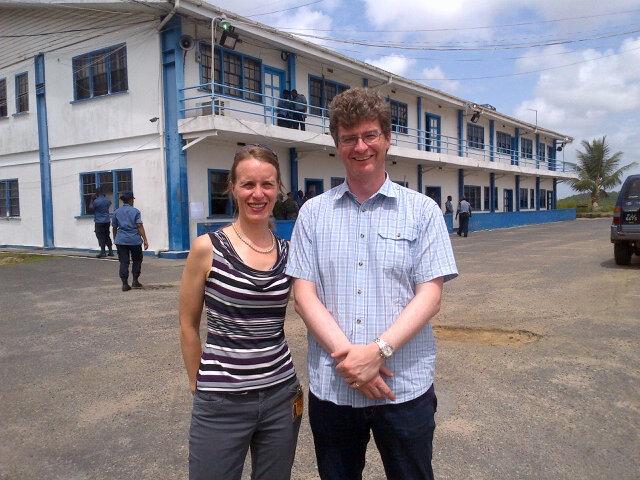 Disciplined Services voting today in Guyana's elections. So far observed 7 polling stations. Grt coop with UK.