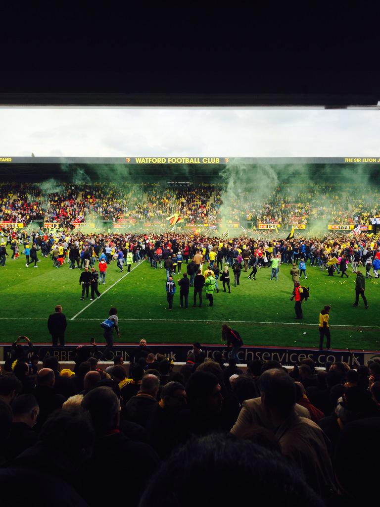 goalhangers's tweet photo. #WatffordFC had 4 managers in 5 wks &amp; scored over 80 goals.
A magnificent achievement to win promotion! http://t.co/c57vAn502S
