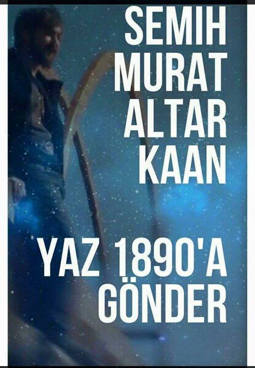 Arkadaşlar durmak yok! Bol bol SMS atmaya devam edelim.

SEMİH
MURAT
ALTAR
KAAN 

YAZIP

1890'A GÖNDERELİM!
#ütopya