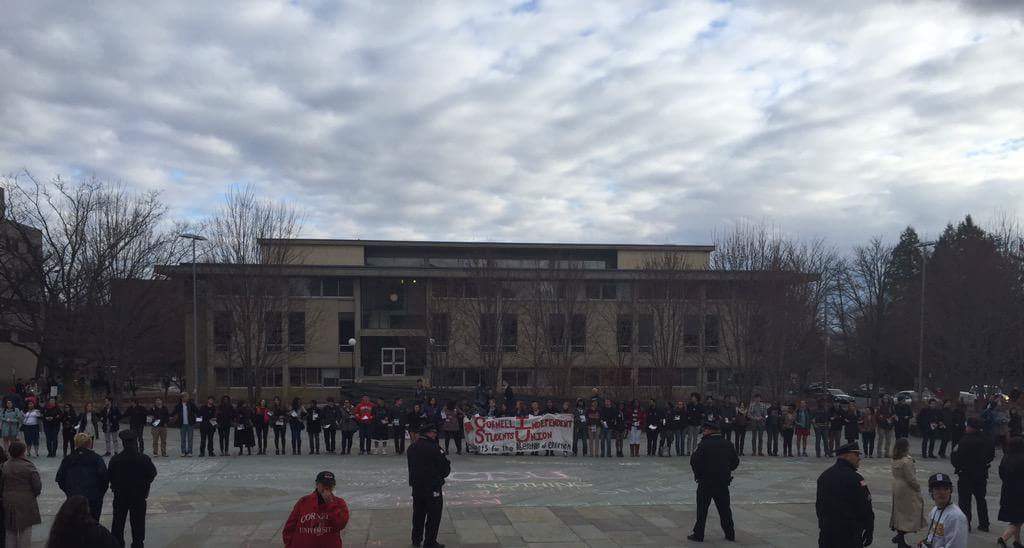 OKshid's tweet photo. Wk of Actions @Cornell from Charter Day Weekend to #MayDay @FightTheFee @cornellunion @CornellMEChA #BlackLivesMatter http://t.co/DOf8NJNgjN