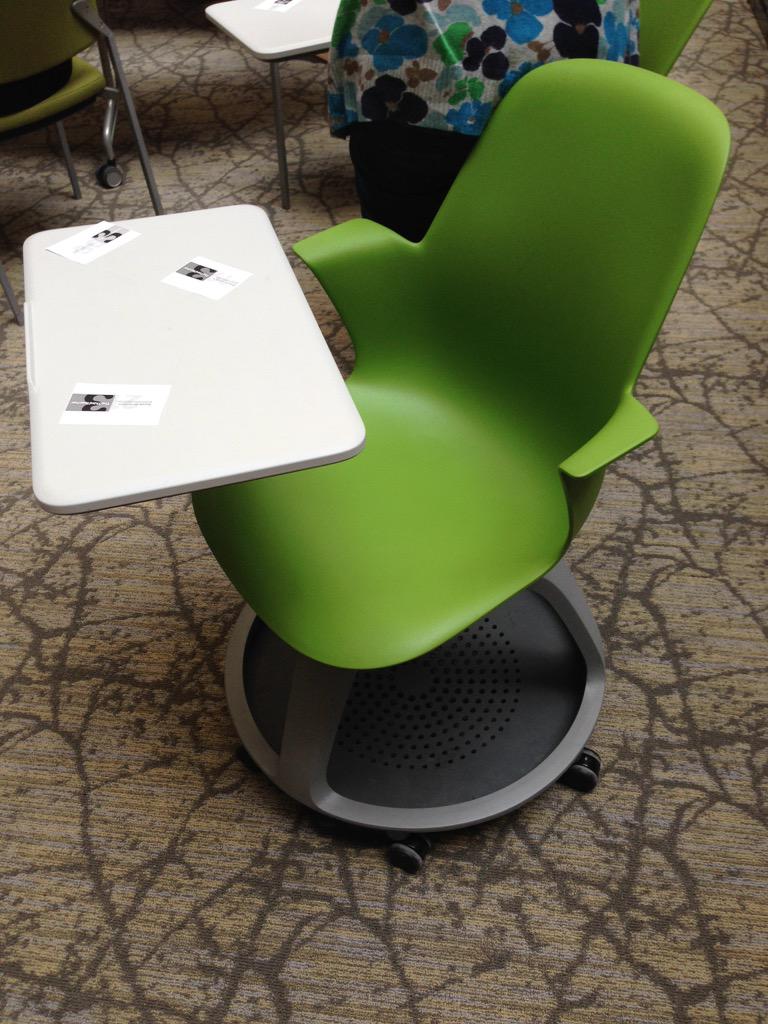 WhiteRabbitAJ's tweet photo. Rolling and twistin chairs - love 'em!! T #tcdsb21c http://t.co/PmHYoD6rPl