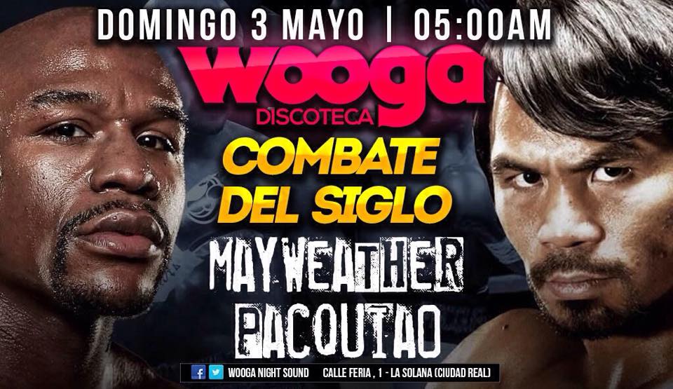WOOGALASOLANA's tweet photo. EL COMBATE DEL SIGLO -Esta MADRUGADA, A PARTIR 5.00AM  vive el Combate del Siglo con nosotros BOXEO EN ESTADO PURO http://t.co/eFRe39gfDO