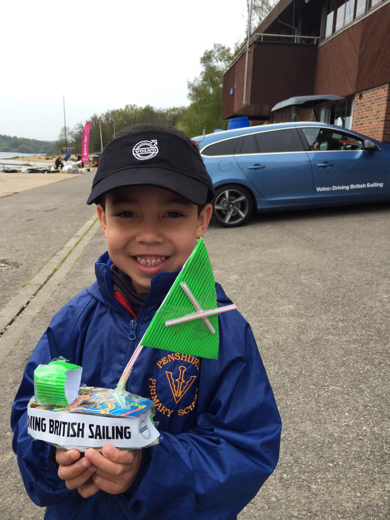 Nick_Thompo's tweet photo. Great day at the @volvosailing academy. Amazing to see the smiles from kids trying watersports for the first time http://t.co/pDwZ38qIME
