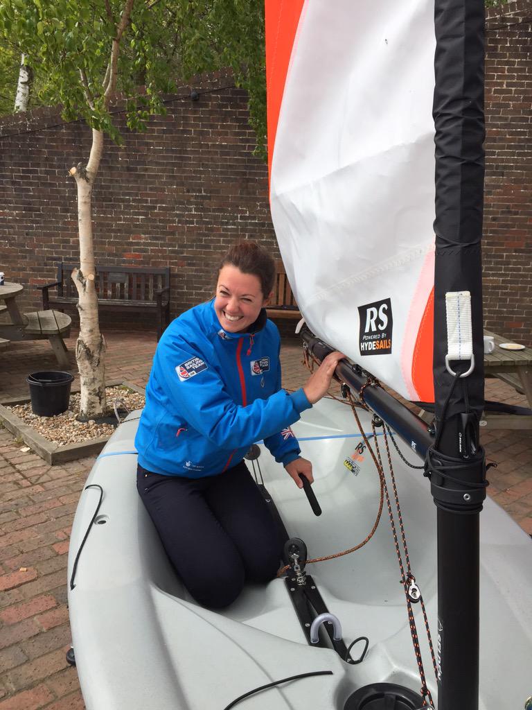 Nick_Thompo's tweet photo. Great day at the @volvosailing academy. Amazing to see the smiles from kids trying watersports for the first time http://t.co/pDwZ38qIME