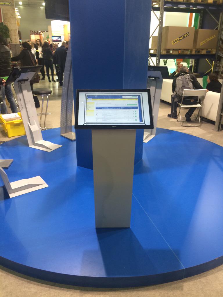 SupremeTouch's tweet photo. We made these #multitouch kiosks with built-in PC to be the cheapest for rent. Powerful and reliable for just $30/day http://t.co/B97XLy6Qn2