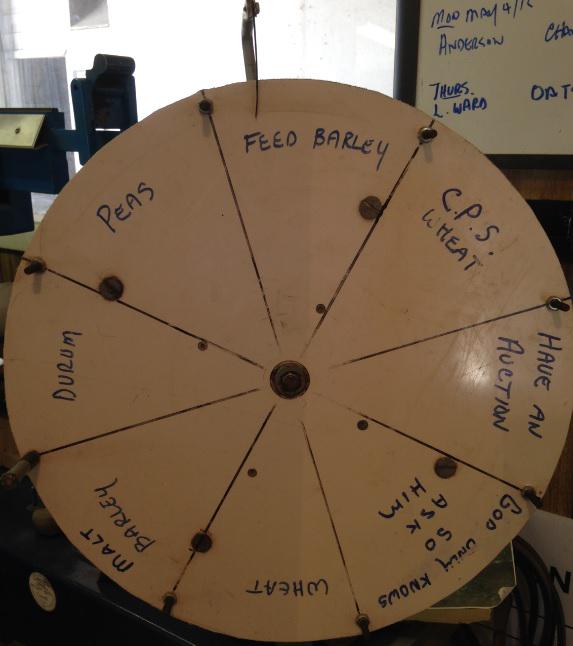 flamangrain's tweet photo. Not sure what to seed this spring? Spin the wheel at the Vulcan Seed Cleaning Plant ! http://t.co/rpacLxDVrB