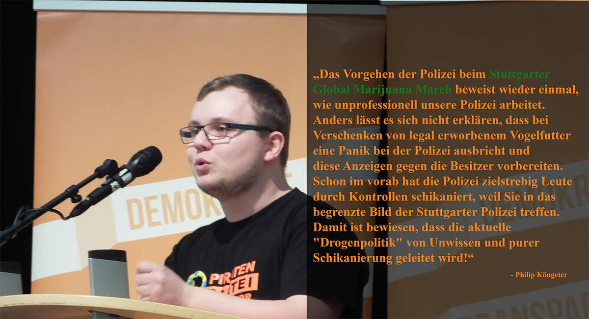 WelzheimerPirat's tweet photo. Damit ist bewiesen, dass die Drogenpolitik von Unwissen und purer Schikanierung geleitet wird! #GMM2015 #Vogelfutter http://t.co/YQqhE9Eft8
