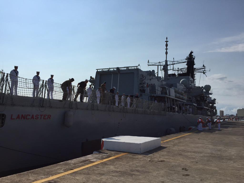 xeunoticias's tweet image. Arriba al puerto de Veracruz el buque HMS Lancaster de Reino Unido. Estará hasta el 7 de mayo.
