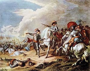 artistwar's tweet photo. Battle of Naseby by an Unknown Artist http://t.co/vRTUzUPgK6