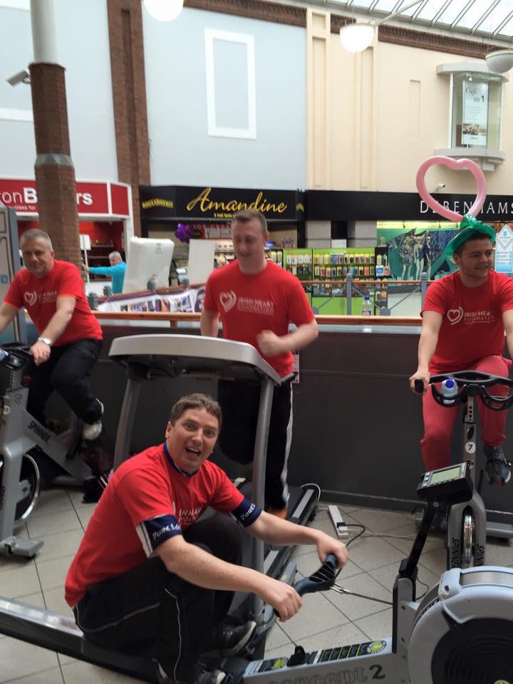 Down in City Square with @adamgarywyse , Eddie Mulligan, Jason Murphy & supporters for @Irishheart_ie #Waterford