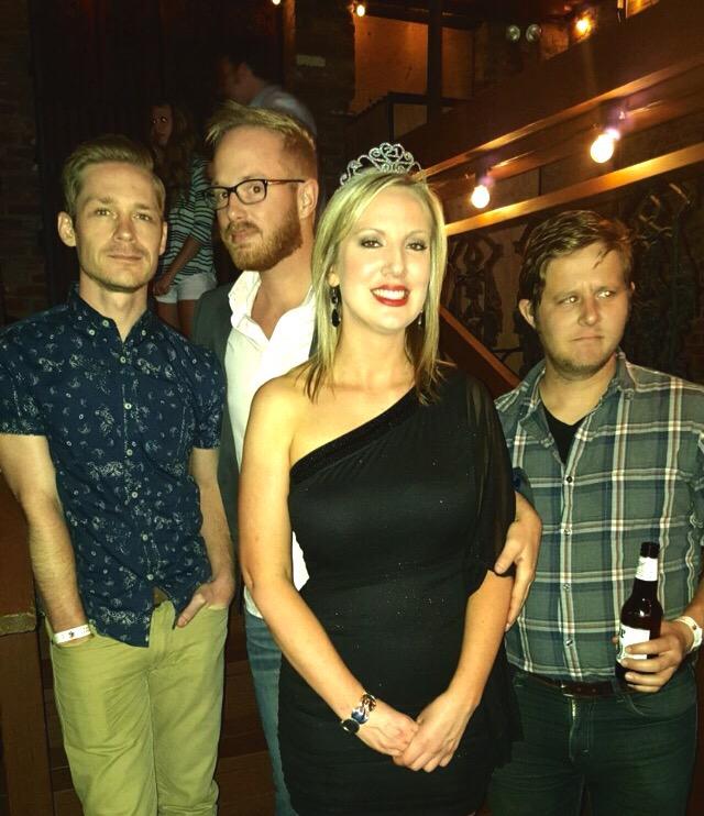 mikey_baha's tweet photo. Celebrating @erinbemery #birthday with good #friends @christunger @ru5t1c @hutchice @clint02 http://t.co/WHWgFU5cp5