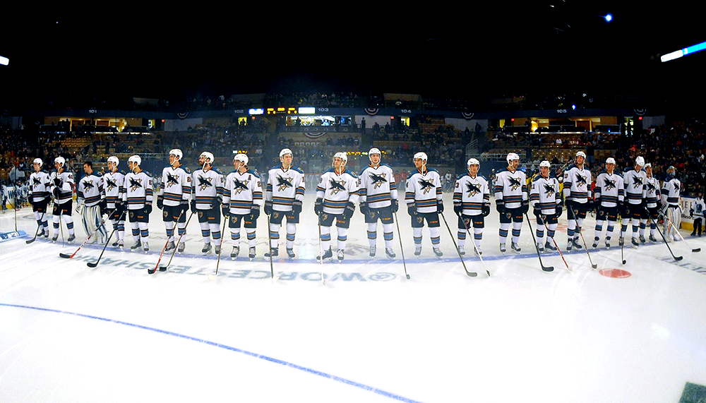 TheAHL's tweet photo. Thank you to the city of Worcester, the @worcestersharks, &amp; all Worcester fans for 20 great seasons of #AHL hockey. http://t.co/roowFiaJo8