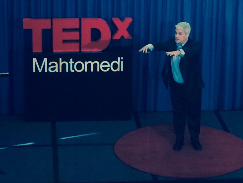 CenturyPres's tweet photo. TEDx Speaker and SVC of MnSCU, Dr. John O'Brien, explores Zombies and our culture #TxM2015 #CenturyCollege http://t.co/R2gdng4LUT
