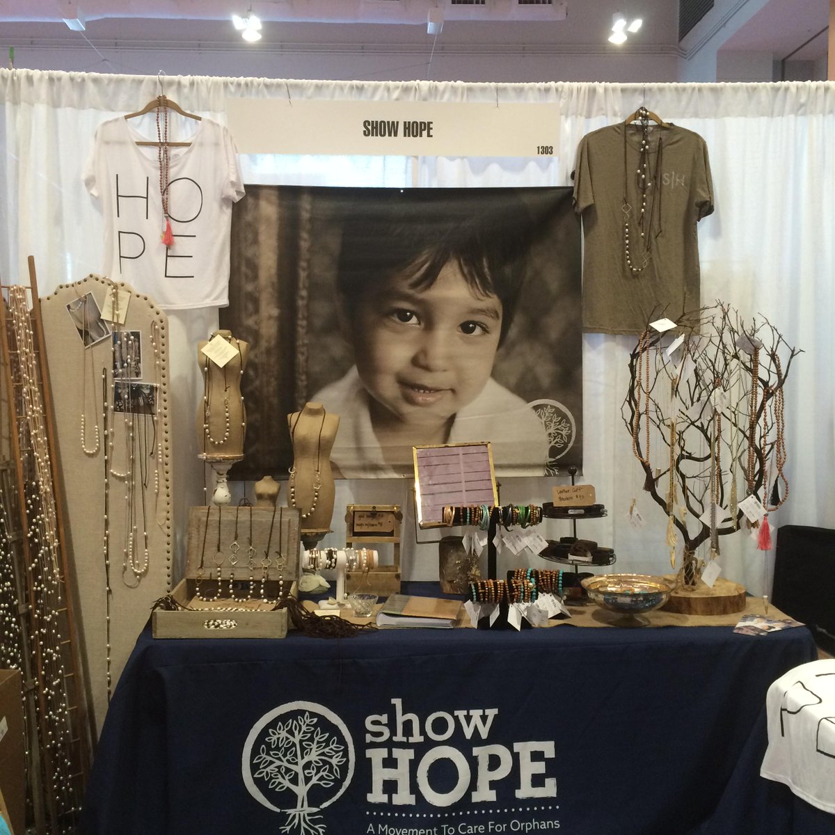 ShowHope's tweet photo. We're all set up at the Southern Women's Show in Nashville, TN...excited to show HOPE! http://t.co/3RHEibzIQ3
