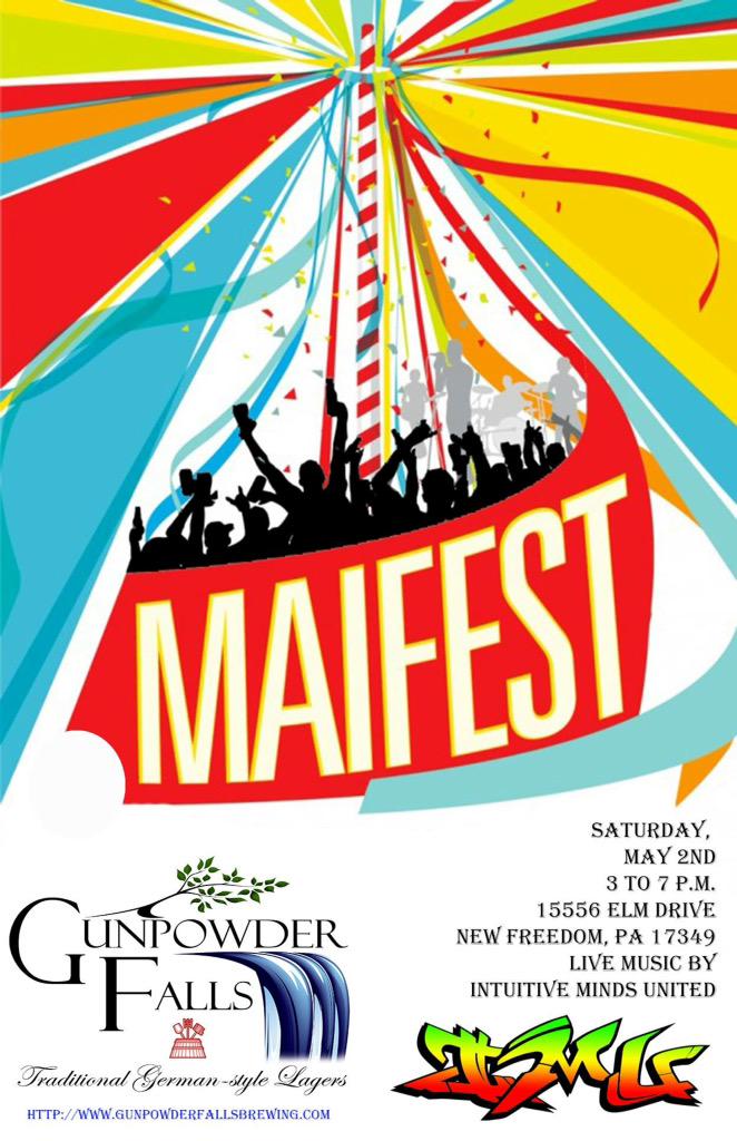 GFBrewing's tweet photo. We open at 1, #Maifest starts at 3 with live band, @MFJerky, and delicious #craftbeer! Come get an #ExportHell! http://t.co/uimls8pA7j