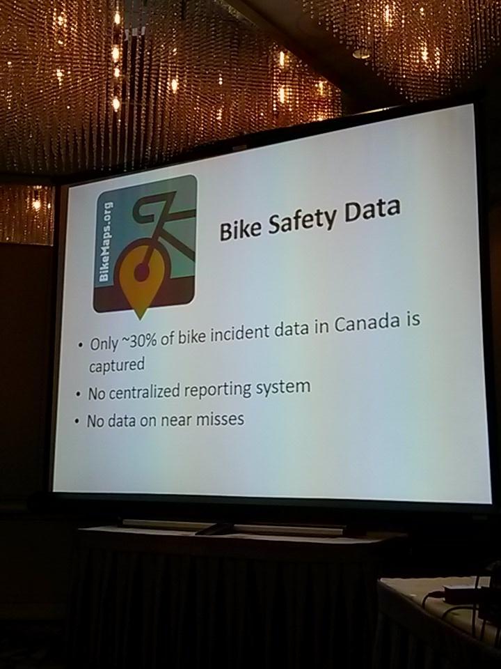 BlackJenniferN's tweet photo. Next up: @BikeMapsTeam 's Ben Jestico @CITEQUAD2015 #yyjbike http://t.co/imvcaabNkT