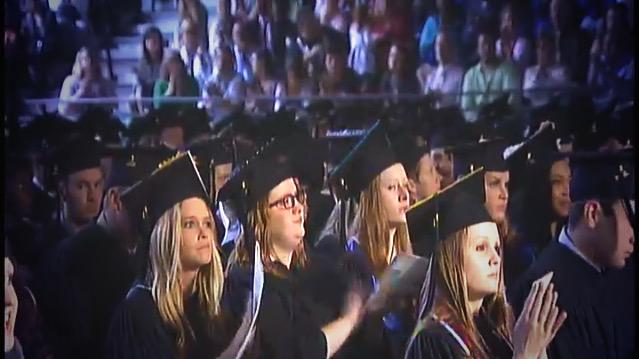 "#BeADriver!" <a href="/thomassanchez/">Thomas Sanchez</a> advises #NWGrad to take risks, say "yes", &amp; embrace a driver mentality. #commencement