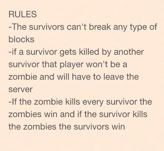 PvPGamesPE's tweet photo. Hosting new mini game called "Infected"
To join
RT &amp; FAV
comment your ign 
We will dm 6-10 people in 10-20 mins http://t.co/hsZBxDe2lz