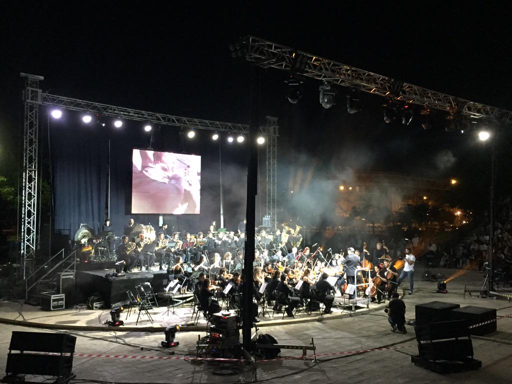calabazon63's tweet photo. Magnifico estreno de la Extremadura Film Orchestra (EXFO) en #DonBenito http://t.co/bYGbPtwDL1