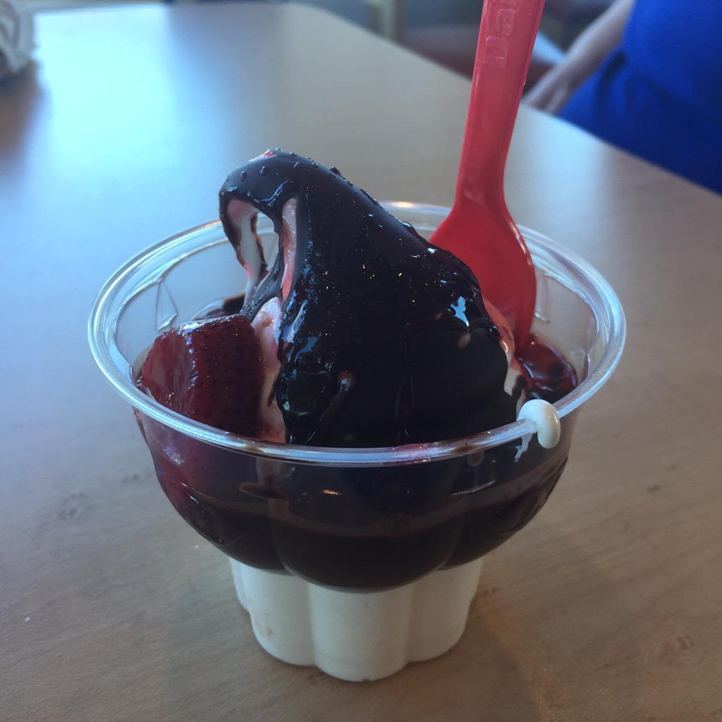 Drachen's tweet photo. @DairyQueen So they got it wrong the first time after I ask for a medium and this is what I get??? http://t.co/APbUG98M0P