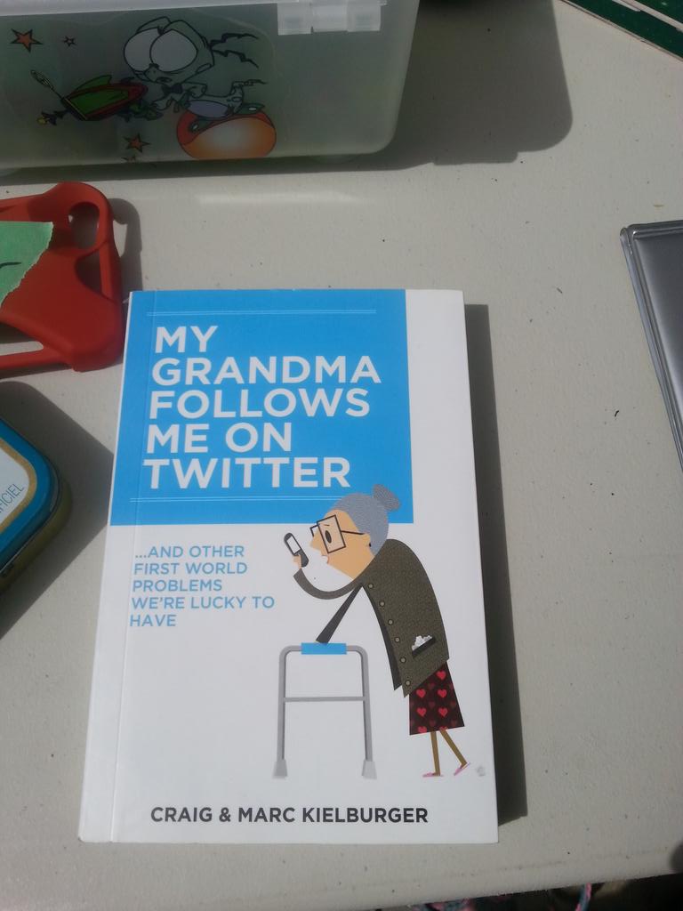 TamaraMezzo's tweet photo. Not on #Twitter too much anymore but this yard sale find was too funny not to share #MyGrandmaFollowsMeOnTwitter http://t.co/rZrNYUWVmp
