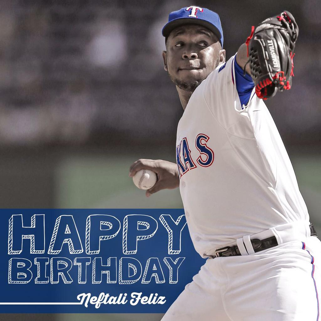 Happy birthday to one of my favorite pitchers neftali Feliz!!! 