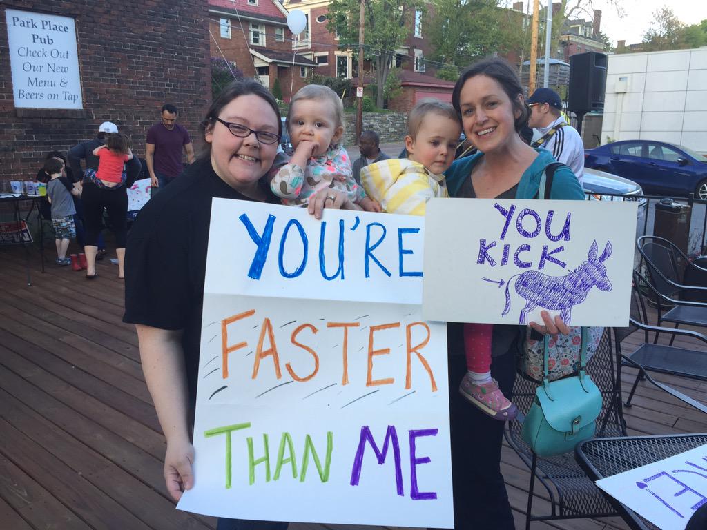 jabowser's tweet photo. @PGHMarathon Bring a sign to Cheer On runners to Bryant Street Market and be entered to win Prizes!#GameOnPGH http://t.co/UWhWpqbkj6