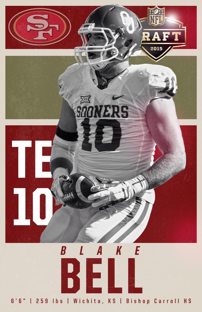 CoachBobStoops's tweet photo. Extremely proud of @B_Bell10 - true team player! Best of luck with @49ers! http://t.co/G95RYtKTpb