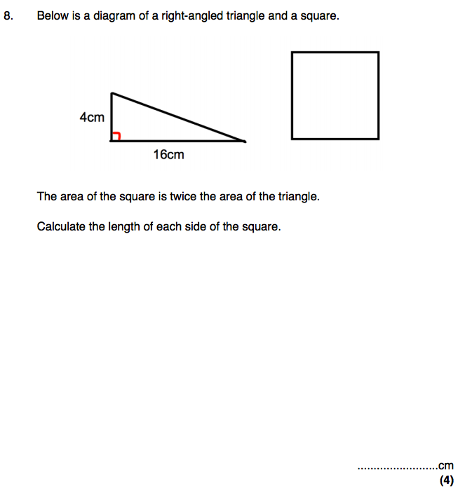 Area of a Triangle Video – Corbettmaths