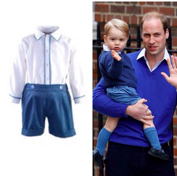 HRHGeorgePieces's tweet photo. George's outfit was @RachelRileyGlam! http://t.co/sNJAGL2Db2