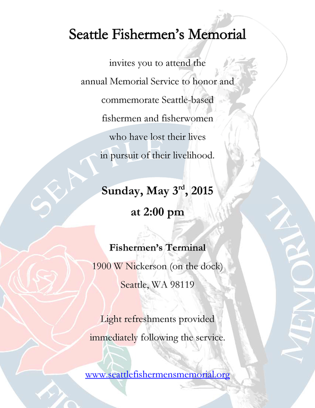tridentseafoods's tweet image. Honor fishermen who have lost their lives in the pursuit of their livelihood #SeattleFishermensMemorial 5/3 @ 2:00pm