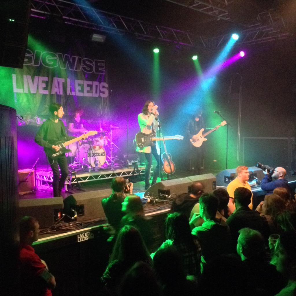 Blossoms at the <a href="/Gigwise/">GIGWISE</a> Leeds Uni Stylus Stage