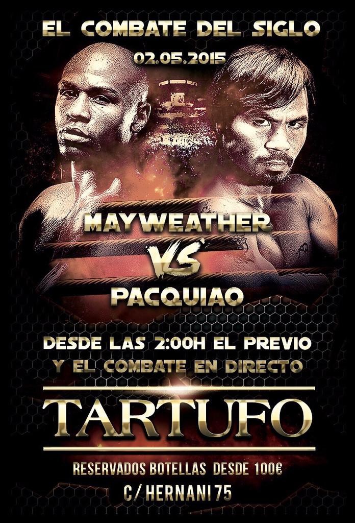 nors33's tweet photo. Con motivo del mejor combate de boxeo del siglo, esta noche en TARTUFO lo veras en directo!!  637789149 alex calderon http://t.co/m3LAkUEqmg