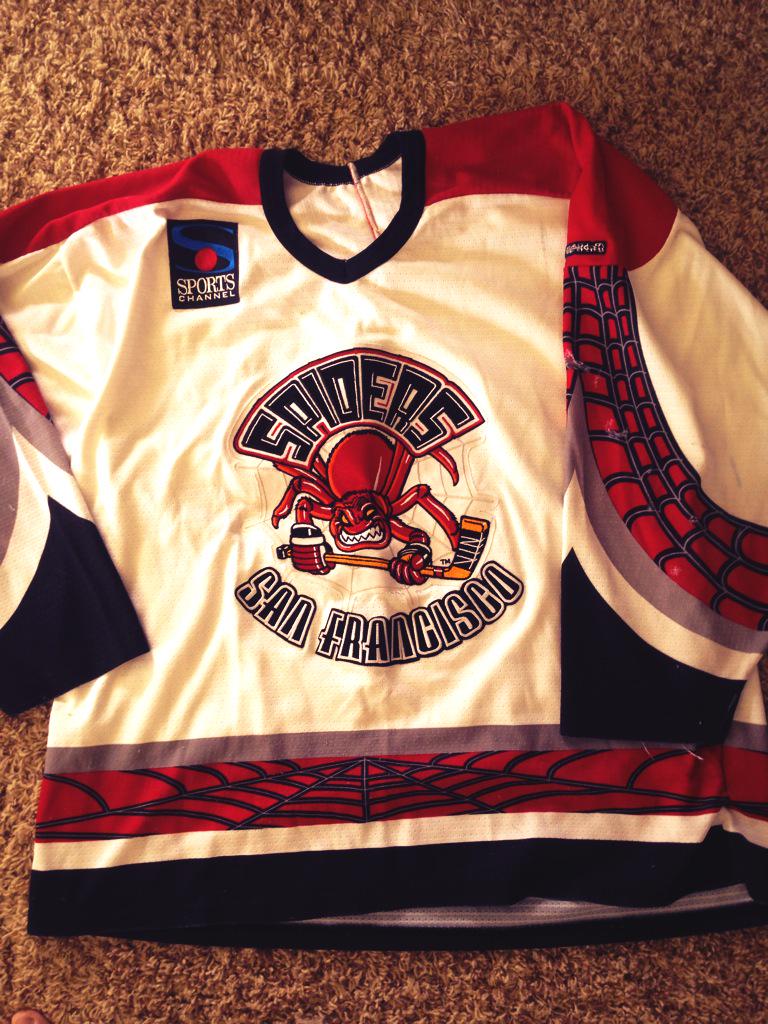 san francisco spiders hockey jersey