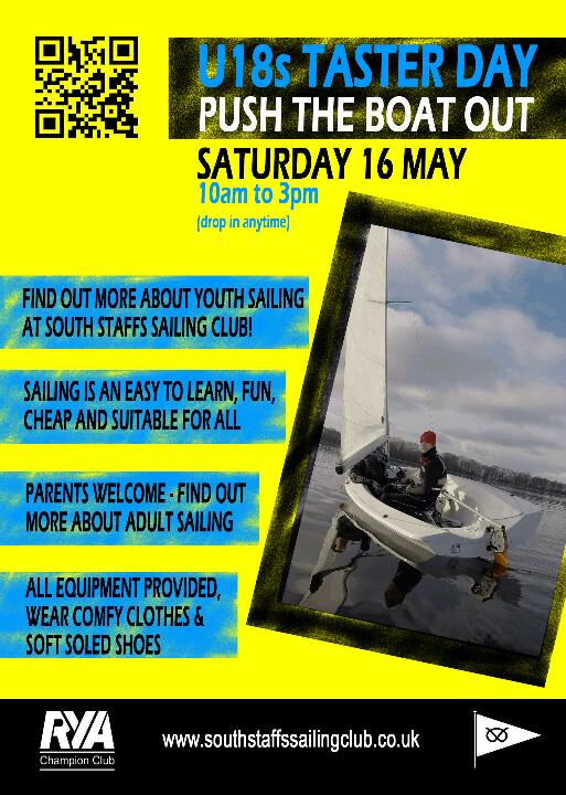 Only 2 weeks until our @RYAMidlands #PTBO Under 18's taster day! 16th May, drop in 10am-3pm#trysailing #moreinmay