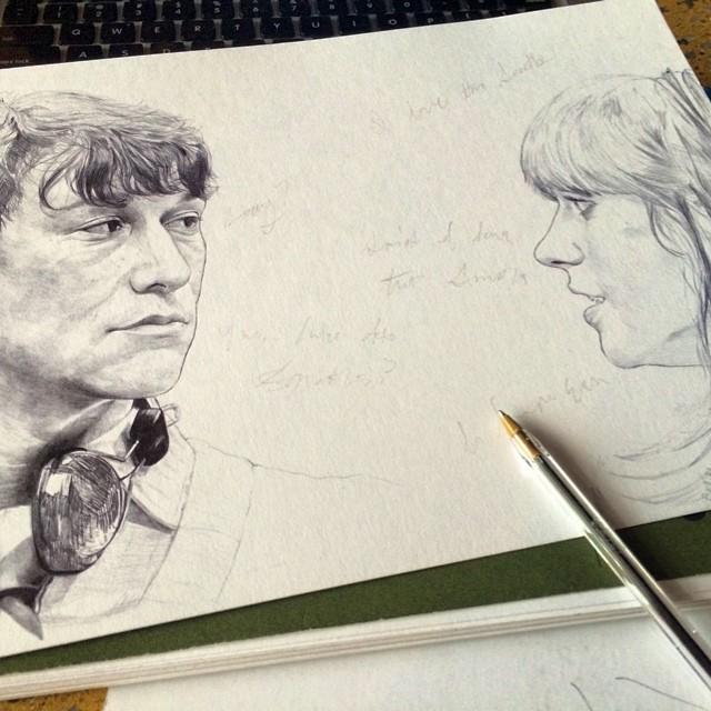 TemNoTrem's tweet photo. by @mattbeans_drawerings Some progress. #drawing #drawering #pen #wip #500daysofsummer Some progress. #drawing #dra… http://t.co/6jfktP0fMI