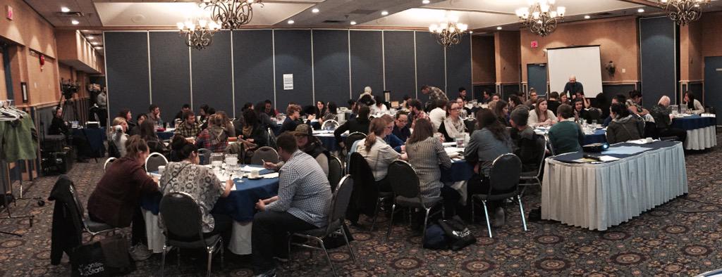 This is what productivity looks like! Michael &amp; Blair have all our participants building a budget. #YukonUpstarts