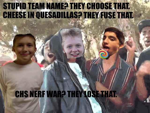 StarsGotMeLike's tweet photo. The Supa Hot Snipers remind me of Pluto. Too irrelevant to be taken seriously.  @SupahirHot @CHSNerfWar http://t.co/2PiySAFXXH