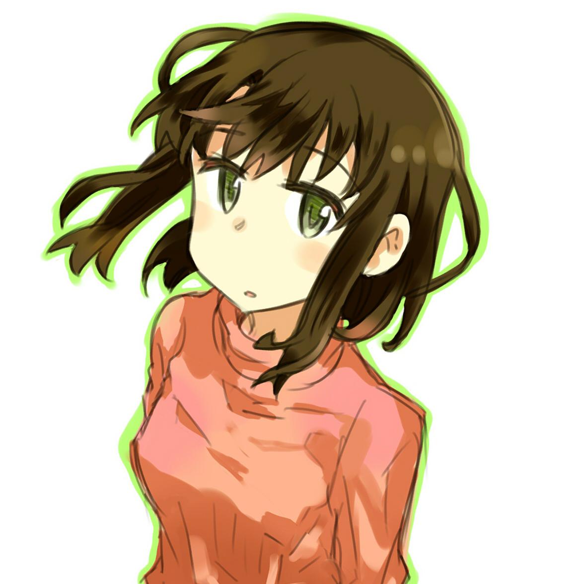 「原稿にくじけそうになったとき描いた加藤 」|あまのしん@9/10ｺﾐﾄﾚJ24ａのイラスト