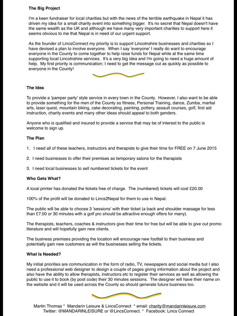 <a href="/GranthamAwards/">Grantham Biz Awards</a> 
The BIG PROJECT

A very 'wordy' attachment but extremely important
#LincsConnect 
Please copy &amp; RT