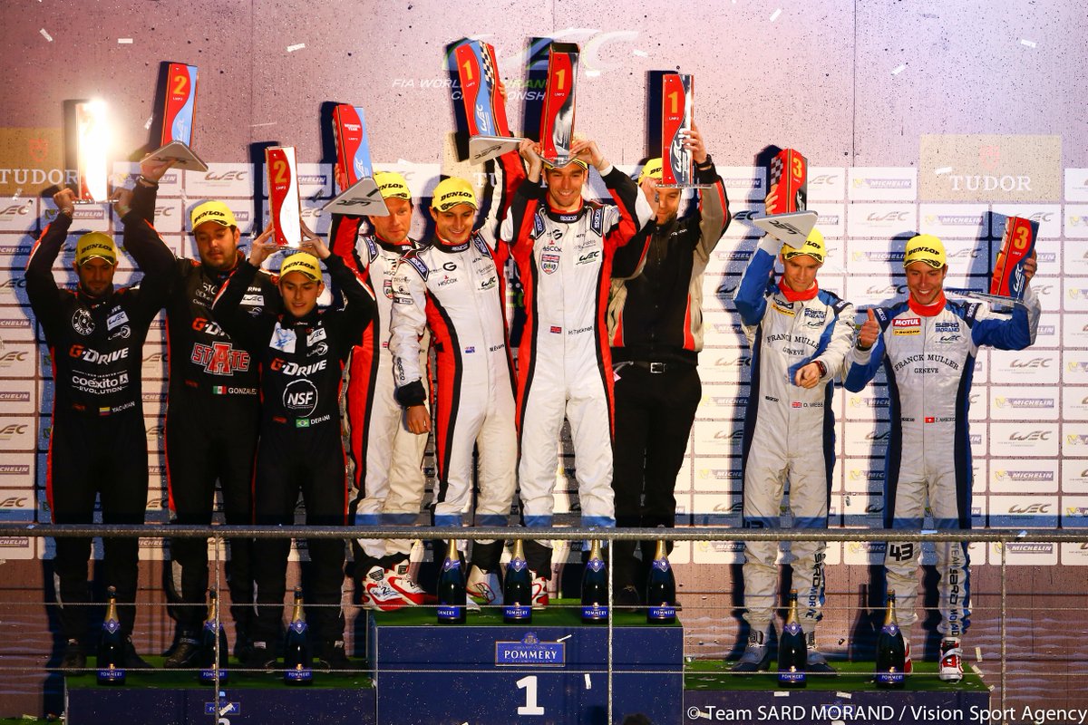 TeamSARDMORAND's tweet photo. 3rd in LMP2 ! Fantastic results ! HAPPY and PROUD ! Thanks all ! @FIAWEC #WEC6hSpa http://t.co/VYrUvDAtIb