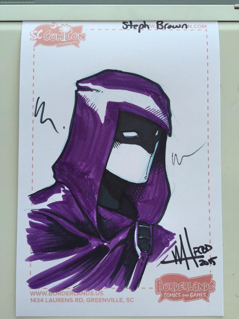 MeghanHetrick's tweet photo. So busy! Meghan is drawing like a madwoman! Here's more sketches!! #borderlandscomics #FCBD2015 http://t.co/k5WSuriuCC