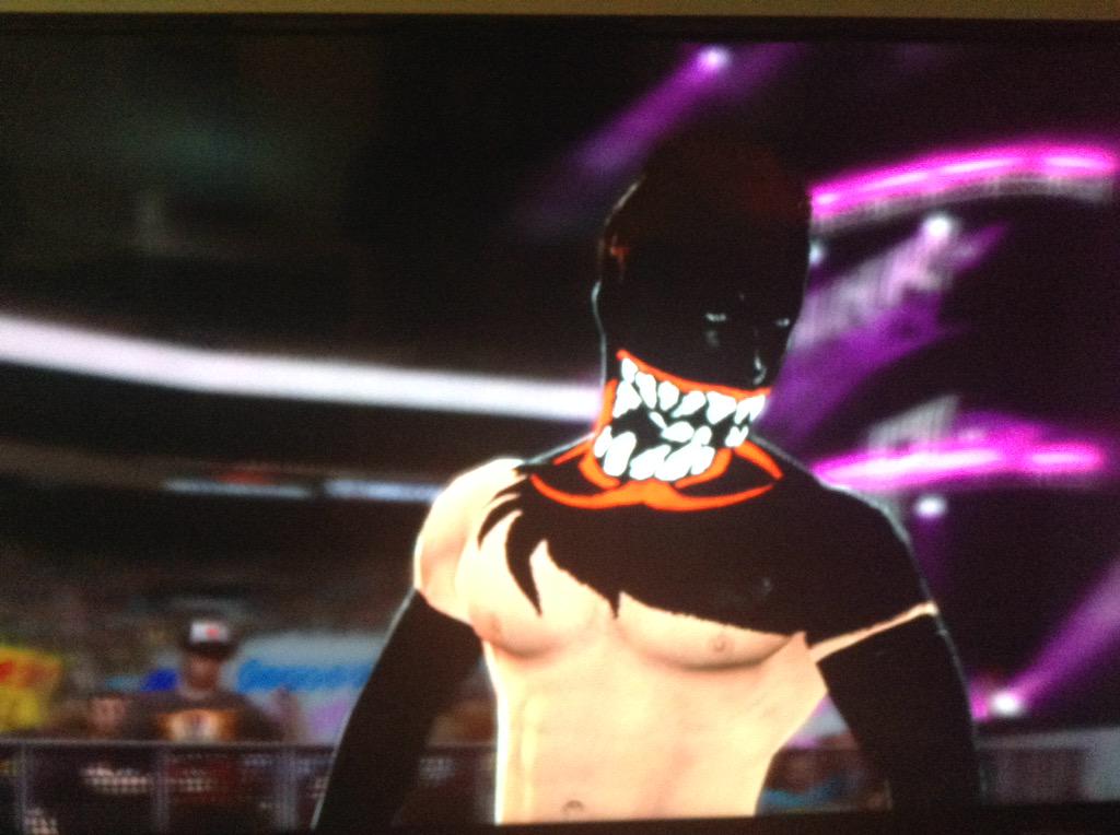 ohxpaige's tweet photo. @wwebalor in a @RealPaigeWWE arena! 💜😋🙌 #WWE2k14 http://t.co/aFRvKsuNDJ
