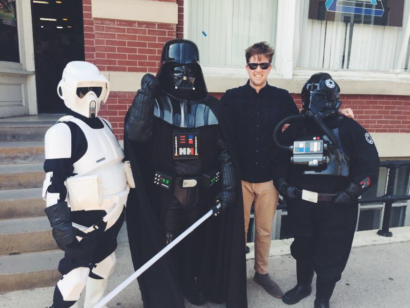 samxchristian's tweet photo. Darth says #SendSamToSpace @space150 #150DaysInSpace http://t.co/mIzxO7pz2u