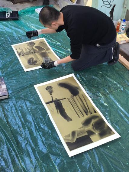 IPGproject's tweet image. Daisuke Yokota doing his thing outside of @dashwoodbooks